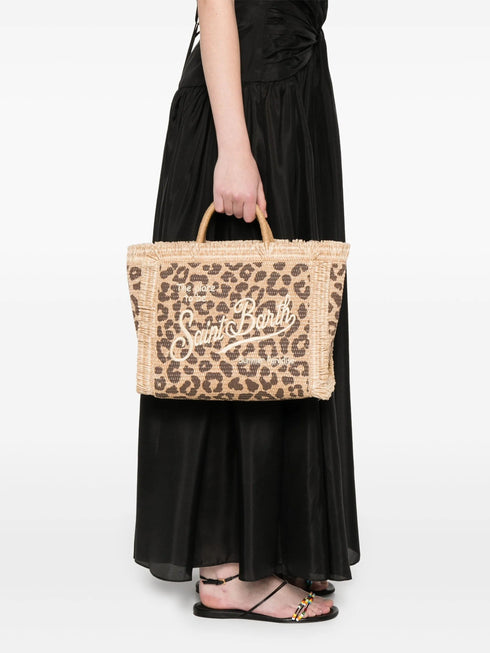 MC2 SAINT BARTH COLETTE STRAW LEOPARD